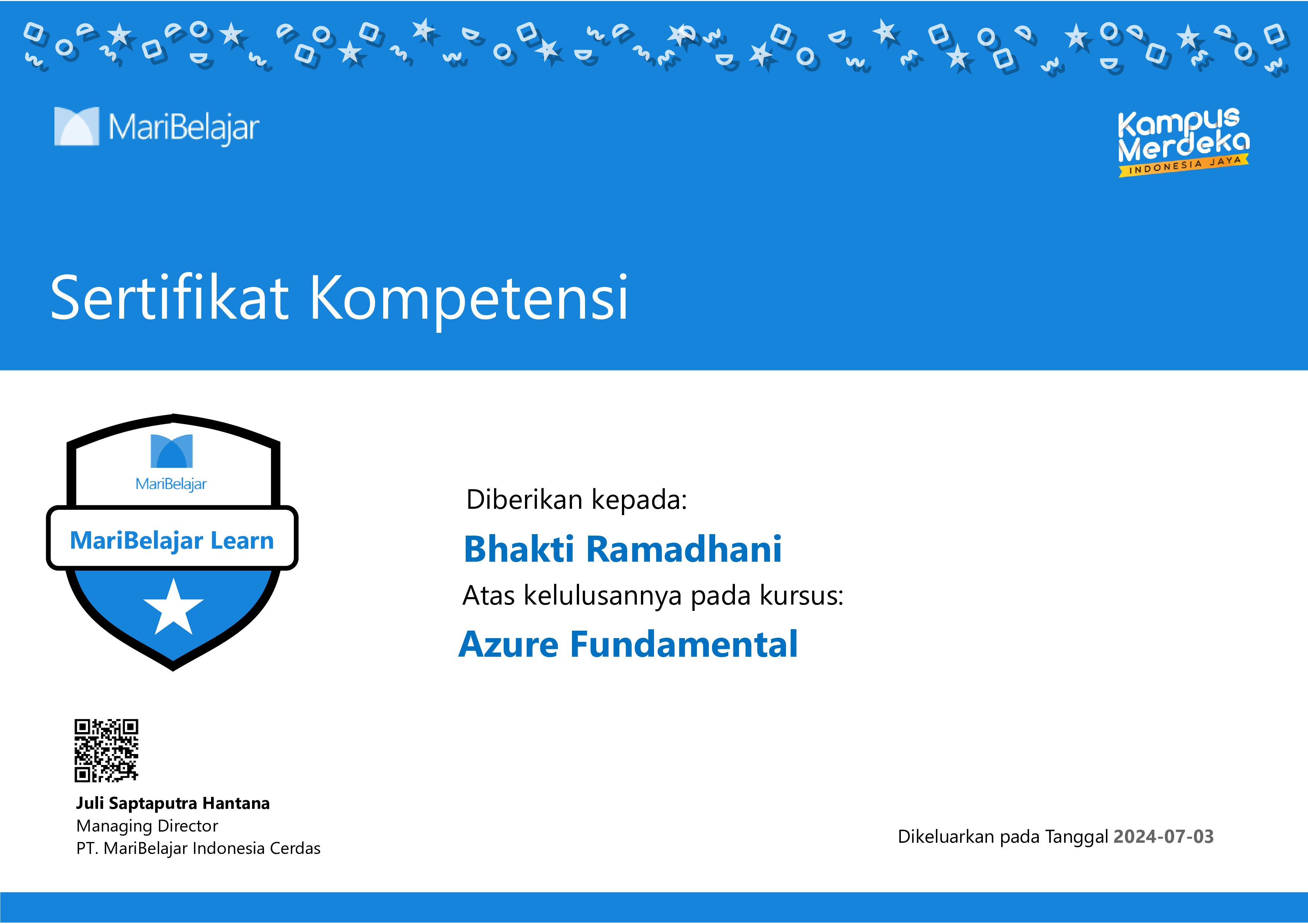 Kompetensi Azure Fundamental